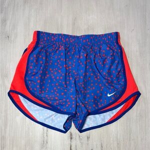 Nike Blue & Red Dri-FIT Tempo Running Shorts